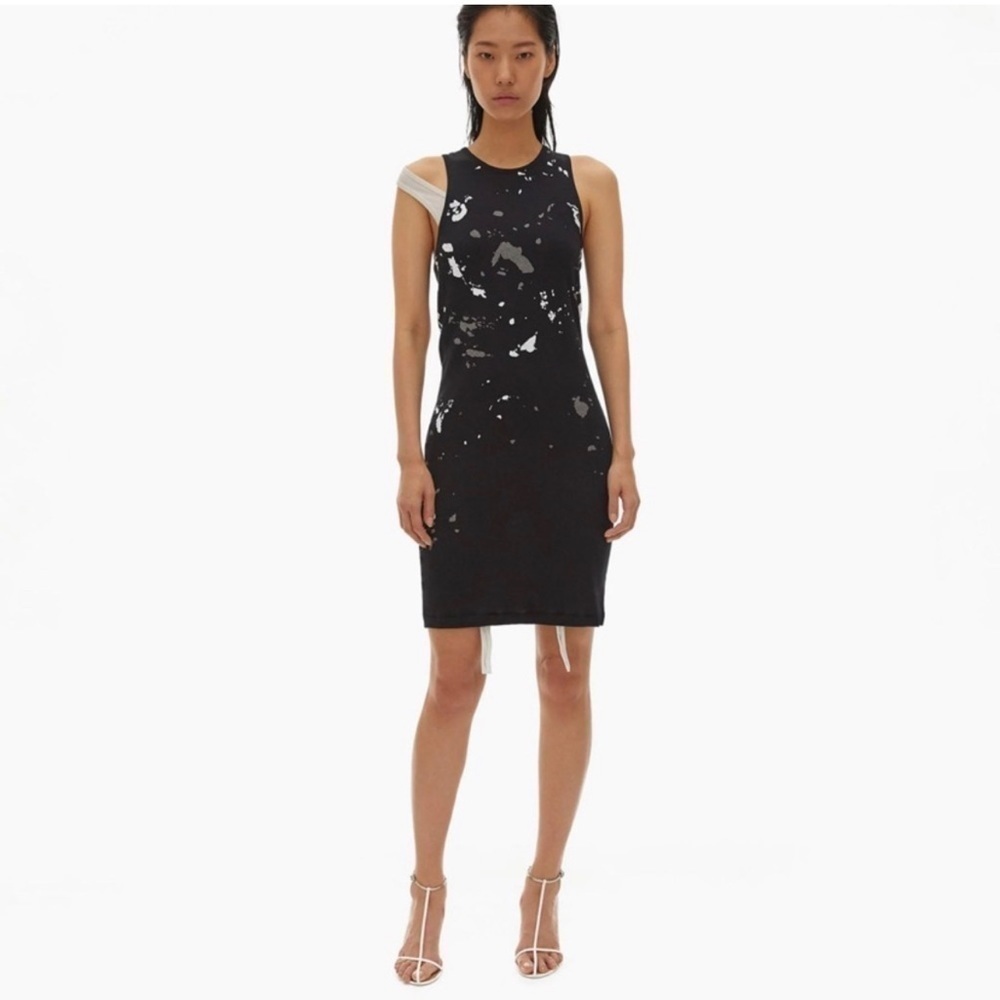 Helmut Lang PAINTED RIB MASC TANK DRESS - Picture 2 of 12